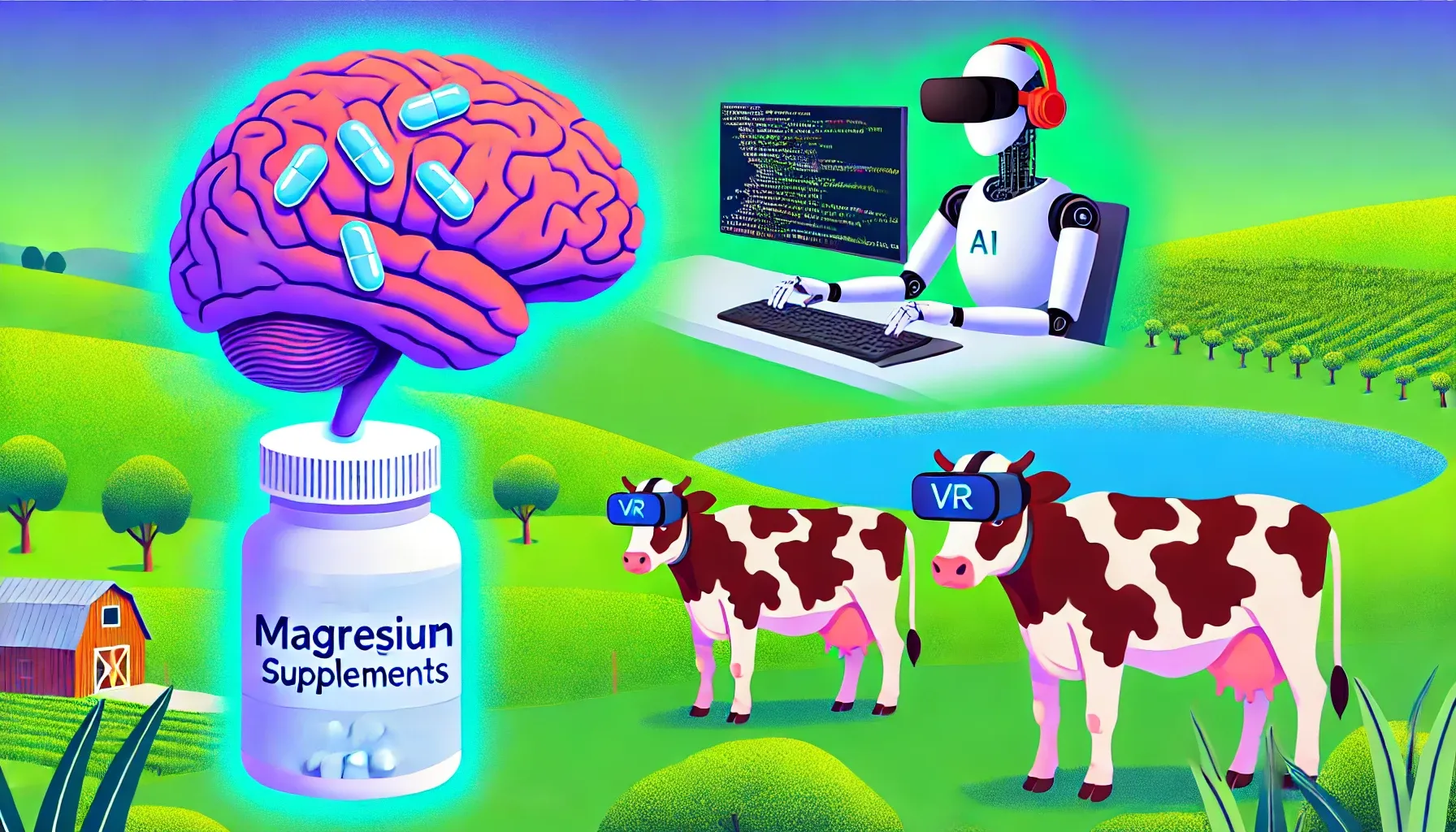 Brain’s Secret Weapon Against Anxiety and Stress? (+ AI of the week and cows wearing VR headsets)